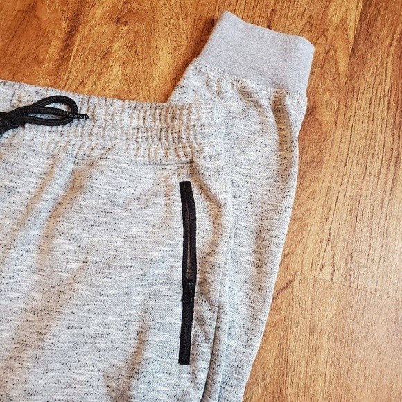 Men's Brooklyn Marled Gray Jogger Sweatpants - Picture 11 of 12